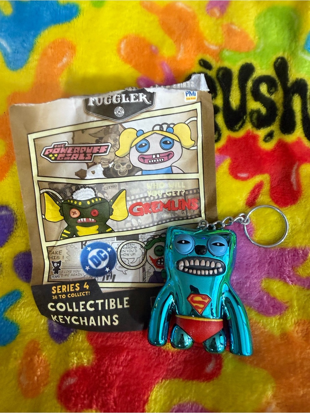BNWP FUGGLER SERIES 4 KEYCHAIN CATCH ME SUPERMAN